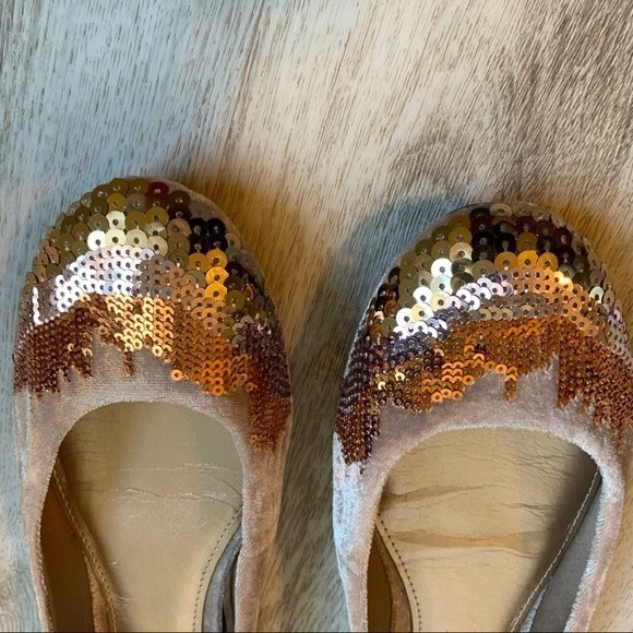Charles & Keith Sequin Flats, Size 40 - Picture 2 of 6